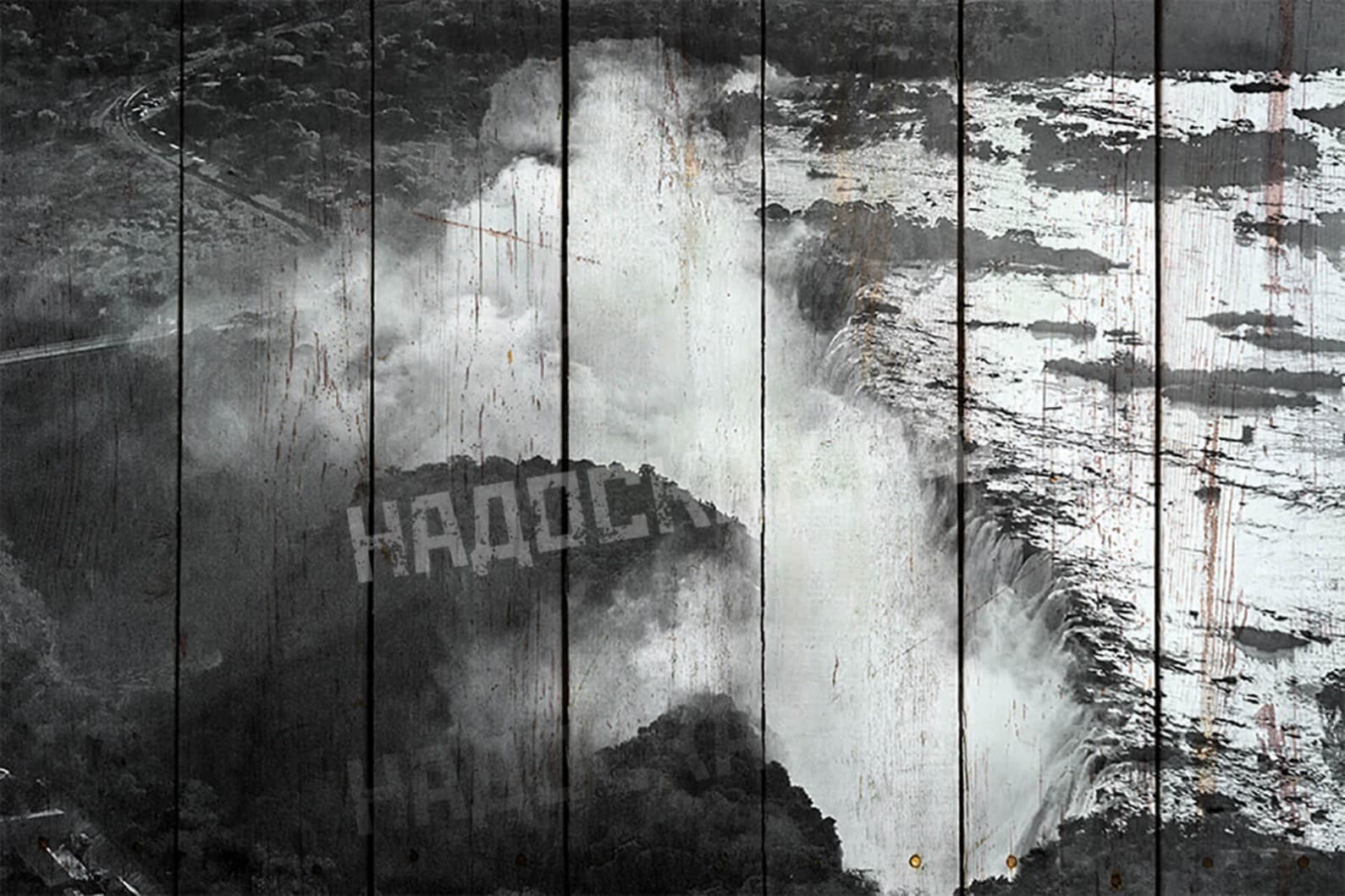 Картина на досках Ч/Б 16